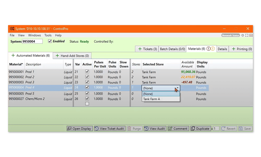 ControlPro Materials & Stores Component - Integrated Control Systems ...